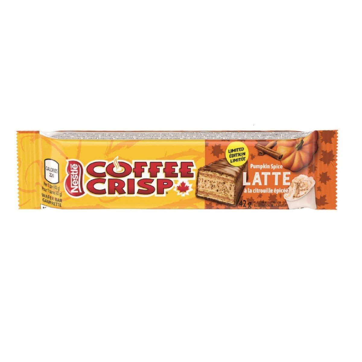 Nestle Coffee Crisp Pumpkin Spice Latte 42g - Candy Mail UK