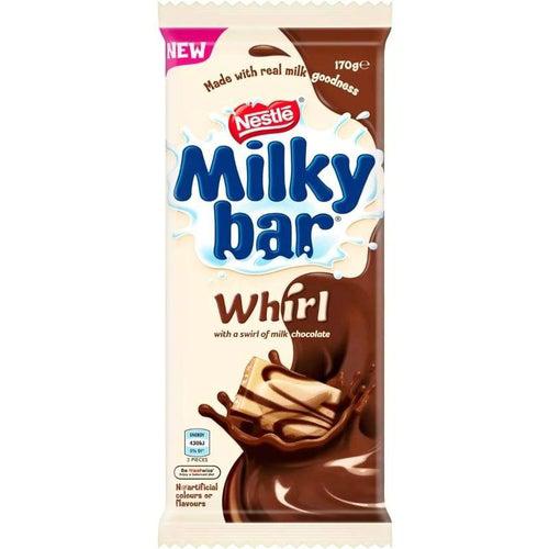 Nestle milky Bar Whirl Chocolate (Broken Block) 170g - Candy Mail UK