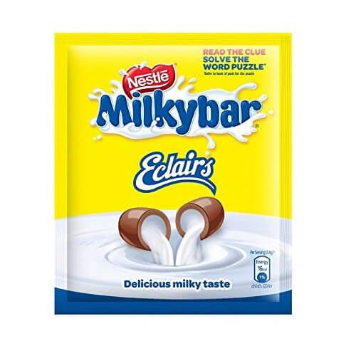 Nestle Milkybar Eclairs (India) x 10 individually wrapped Pieces - Candy Mail UK