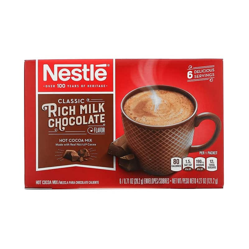 Nestle Rich milk Chocolate Hot Cocoa Mix 121g - Candy Mail UK