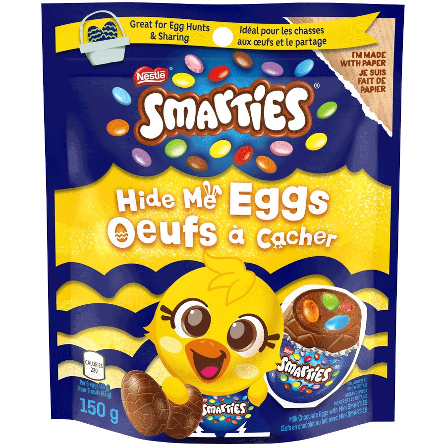 Nestle Smarties Easter Eggs (Canada) 150g - Candy Mail UK