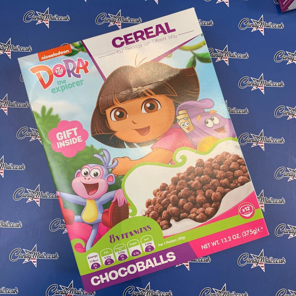 Nickelodeon Dora the Explorer Chocoballs Cereal 375g - Candy Mail UK