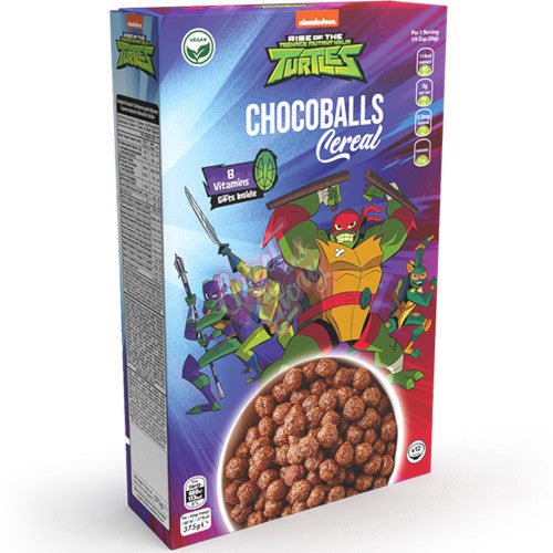 Nickelodeon Teenage Mutant Ninja Turtles Chocoballs Cereal 375g - Candy Mail UK