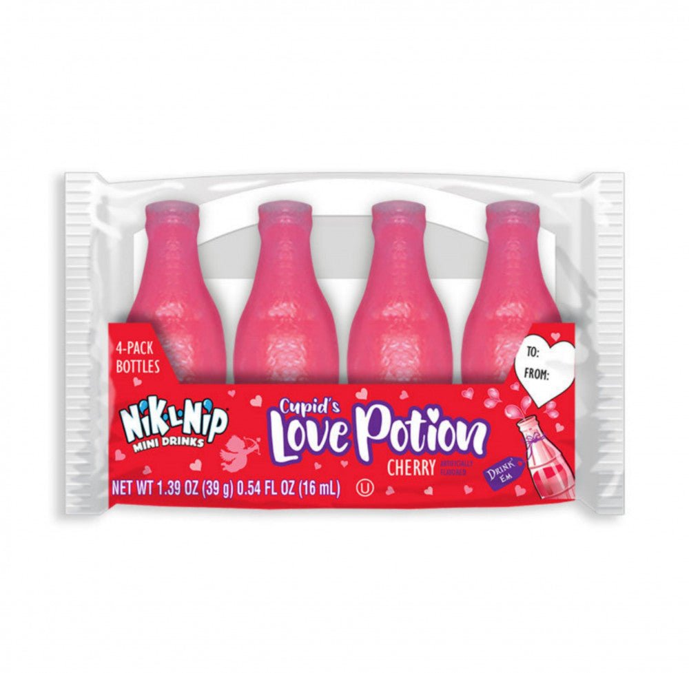 Nik-L-Nip Love Potion Wax Bottles 39g - Candy Mail UK