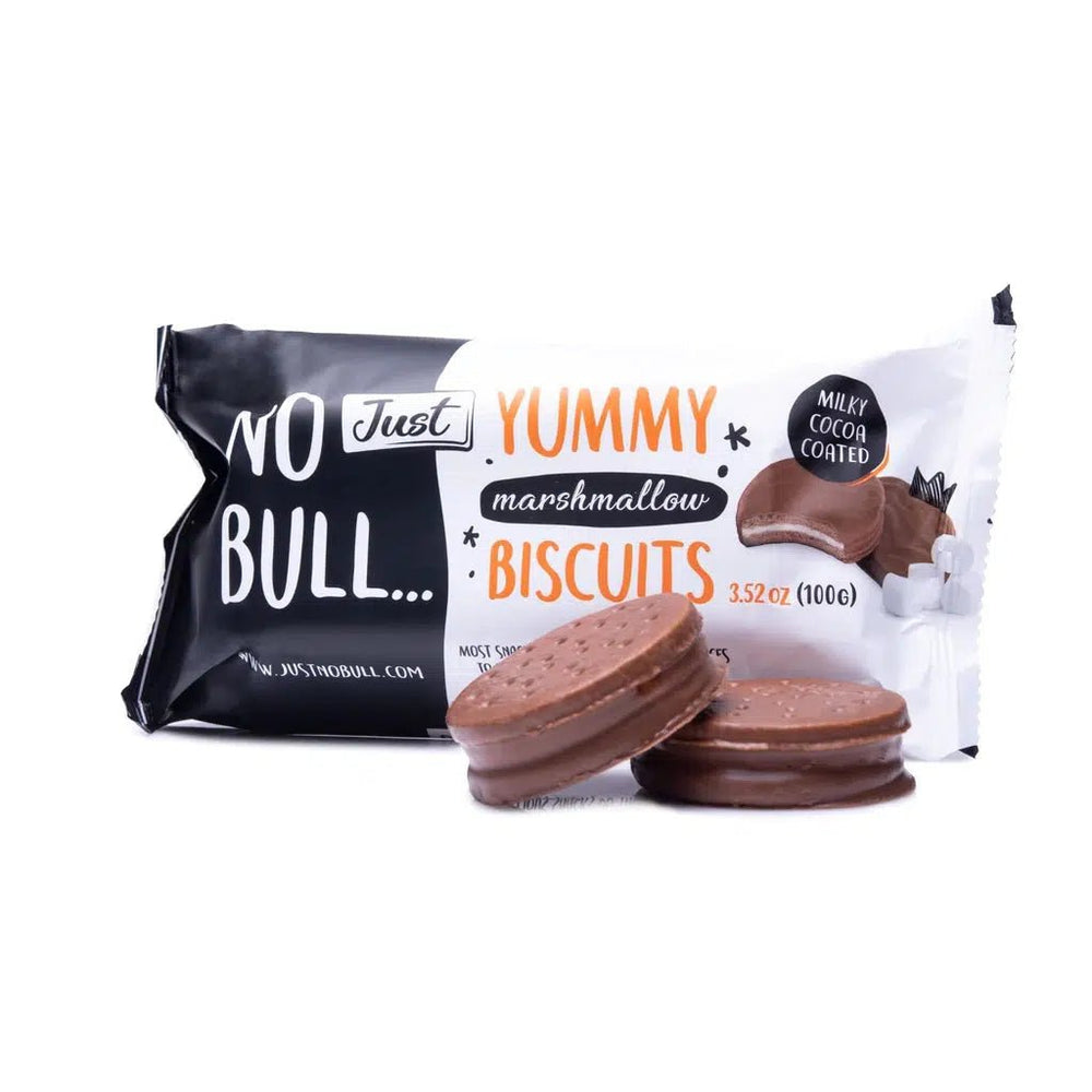 No Bull Yummy Marshmallow Biscuits 100g - Candy Mail UK