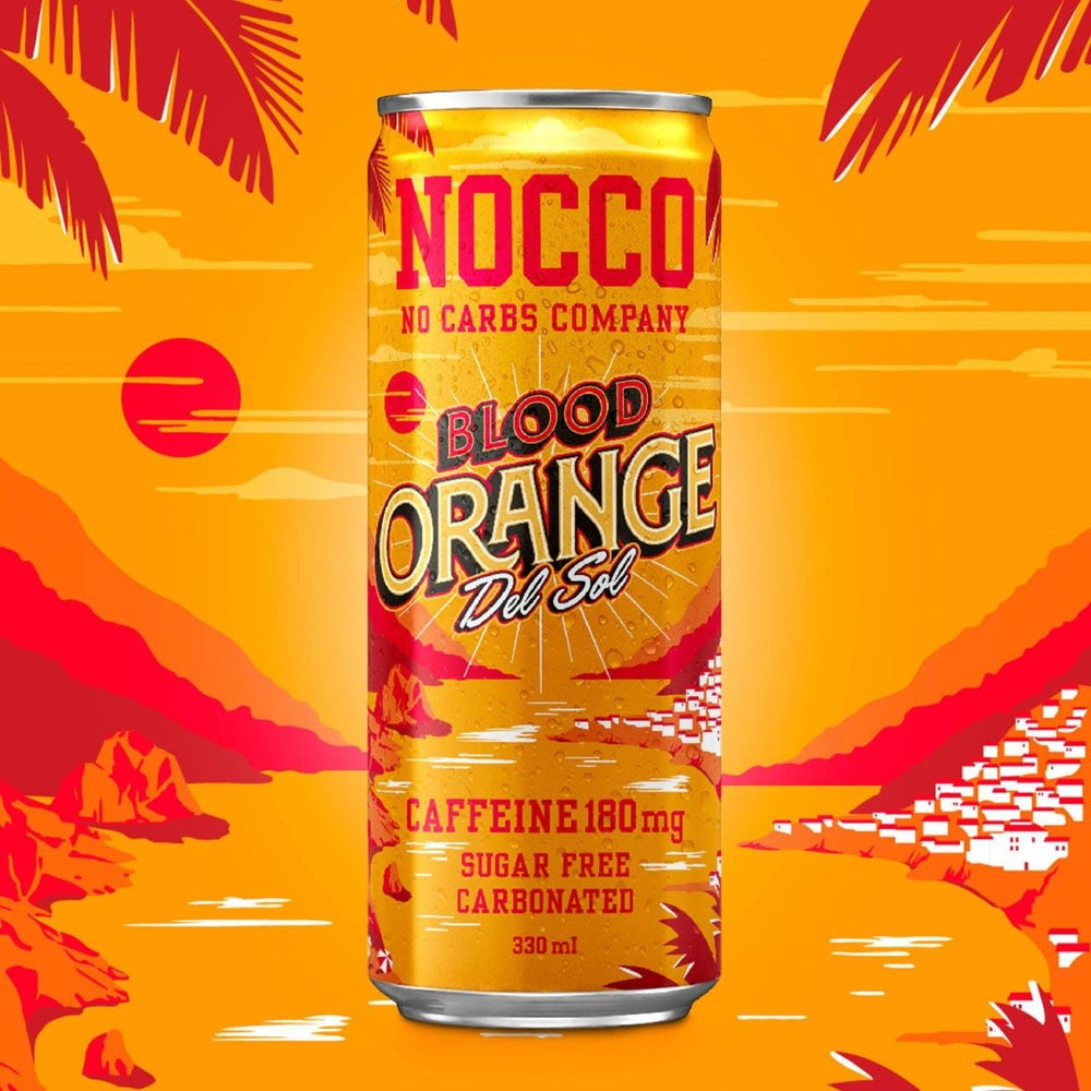 NOCCO Blood Orange Energy Drink 330ml - Candy Mail UK