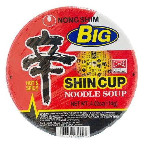 Nongshim Big Bowl Noodle (Shin) 114g - Candy Mail UK