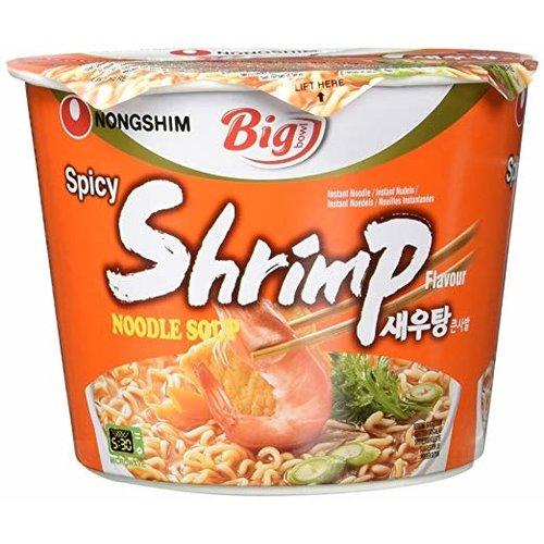 Nongshim Big Bowl Noodle (Shrimp) 115g - Candy Mail UK