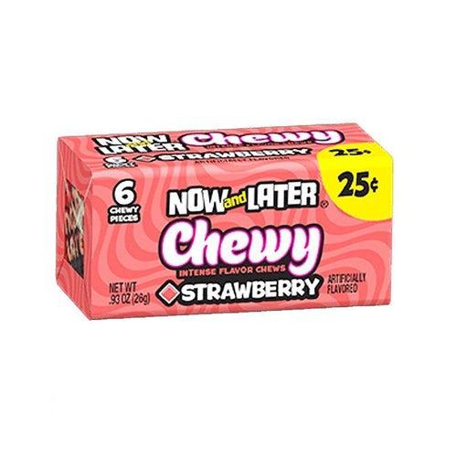 Now and Later Chewy Strawberry 26g - Candy Mail UK