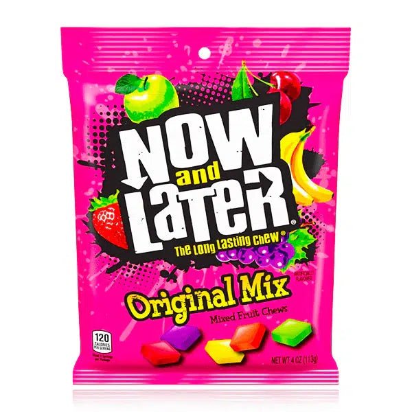 Now and Later Original Mix Peg Bag 113g - Candy Mail UK