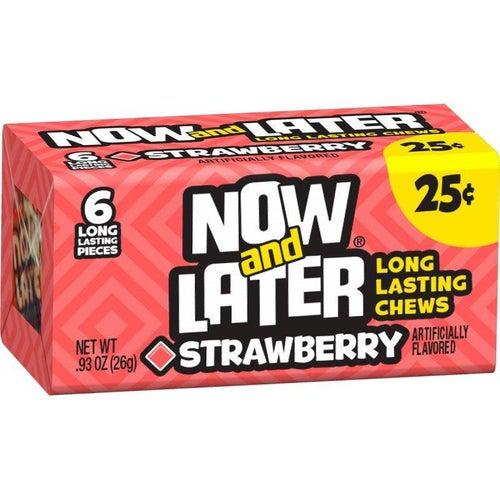 Now and Later Strawberry 26g - Candy Mail UK