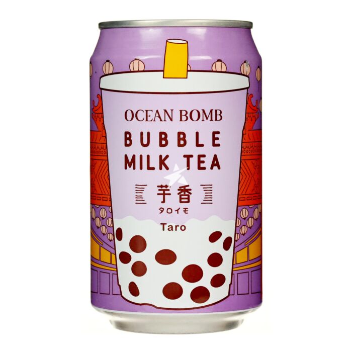 Ocean Bomb Bubble Milk Tea Taro 330ml - Candy Mail UK