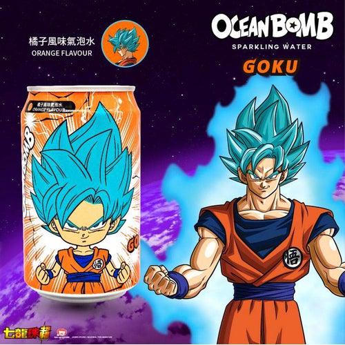 Ocean Bomb Dragonball Z Goku Orange Soda 330ml - Candy Mail UK