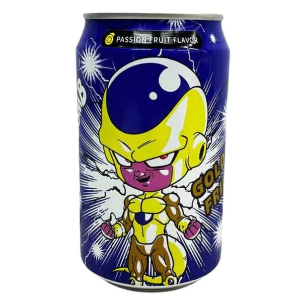 Ocean Bomb Dragonball Z Golden Frieza Passion Fruit Soda 330ml - Candy Mail UK