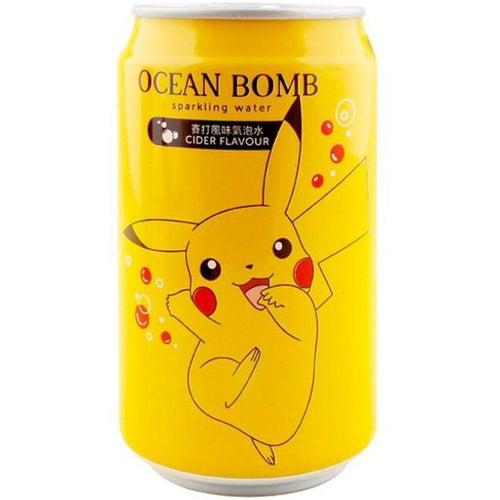 Ocean Bomb Pokemon Cider Soda Pikachu 330ml - Candy Mail UK