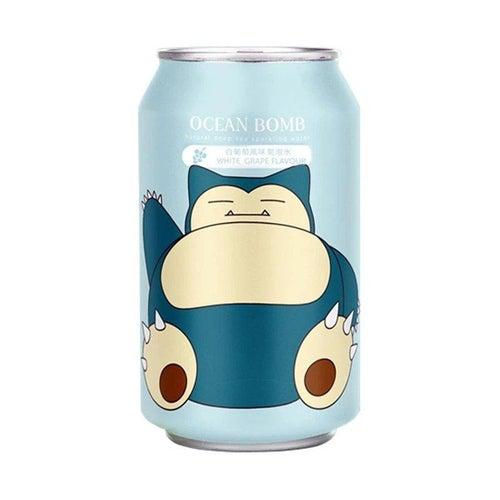 Ocean Bomb Pokemon Grape Soda Snorlax 330ml - Candy Mail UK