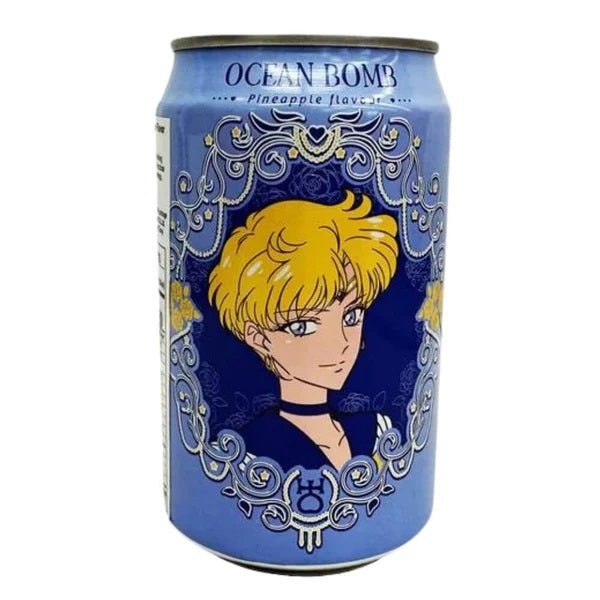 Ocean Bomb Sailor Moon Pineapple Flavour Soda 330ml - Candy Mail UK