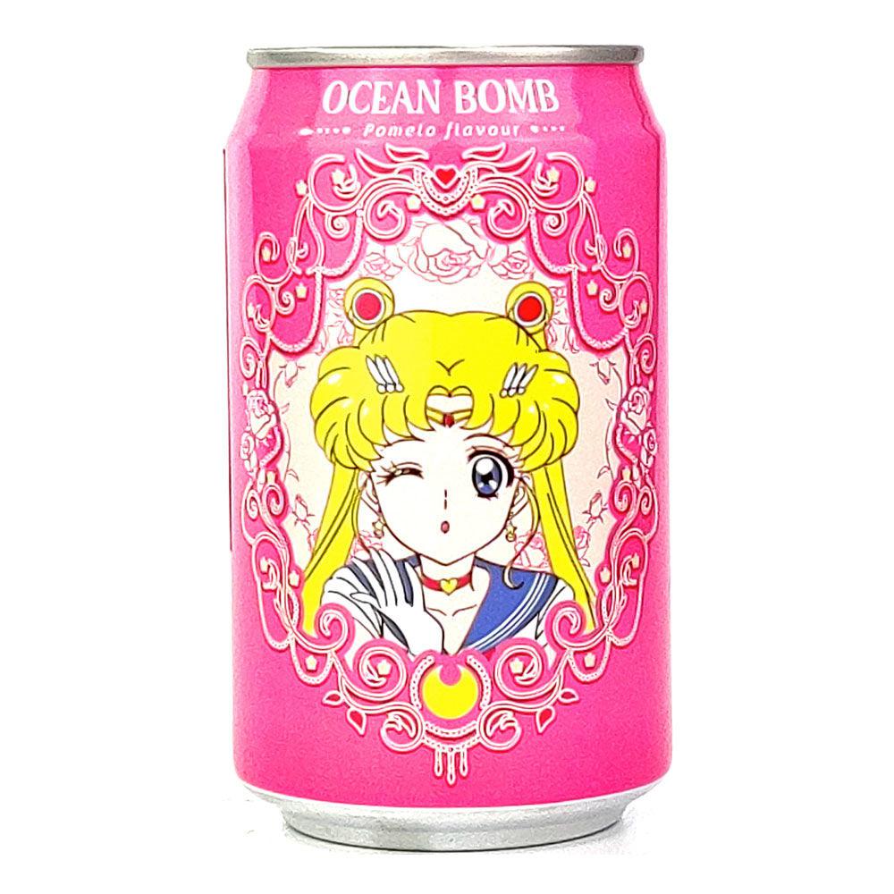 Ocean Bomb Sailor moon Pomelo Flavour Soda 330ml - Candy Mail UK