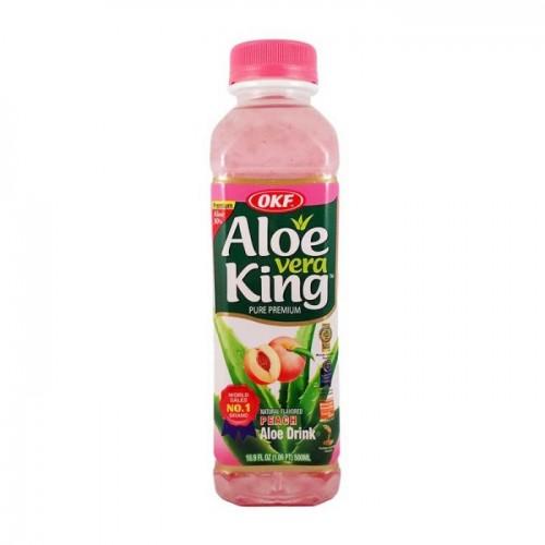 OFK Farmer's Aloe Vera King Peach Drink 500ml - Candy Mail UK