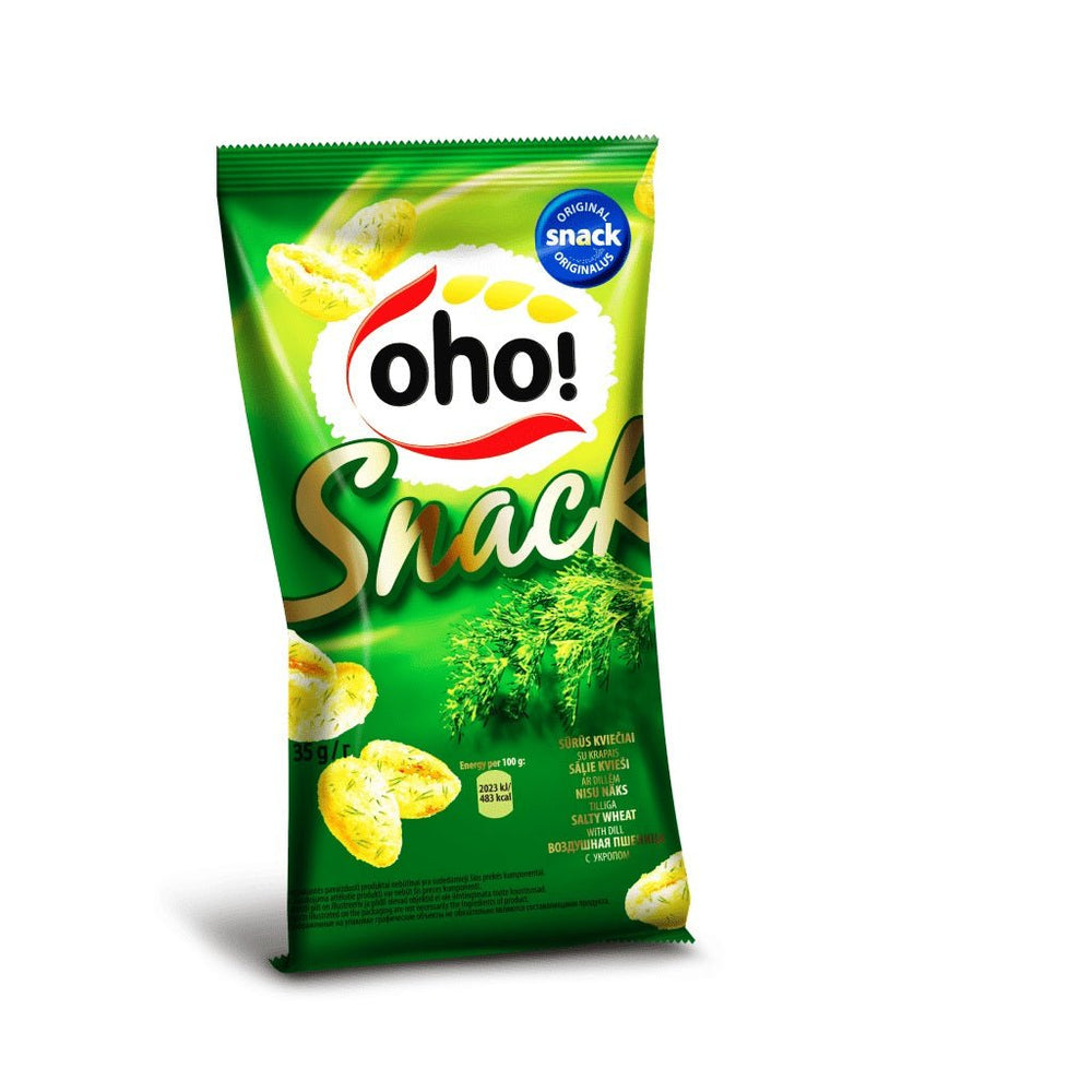 Oho! Snacks Salty Wheat Dill flavour 35g - Candy Mail UK