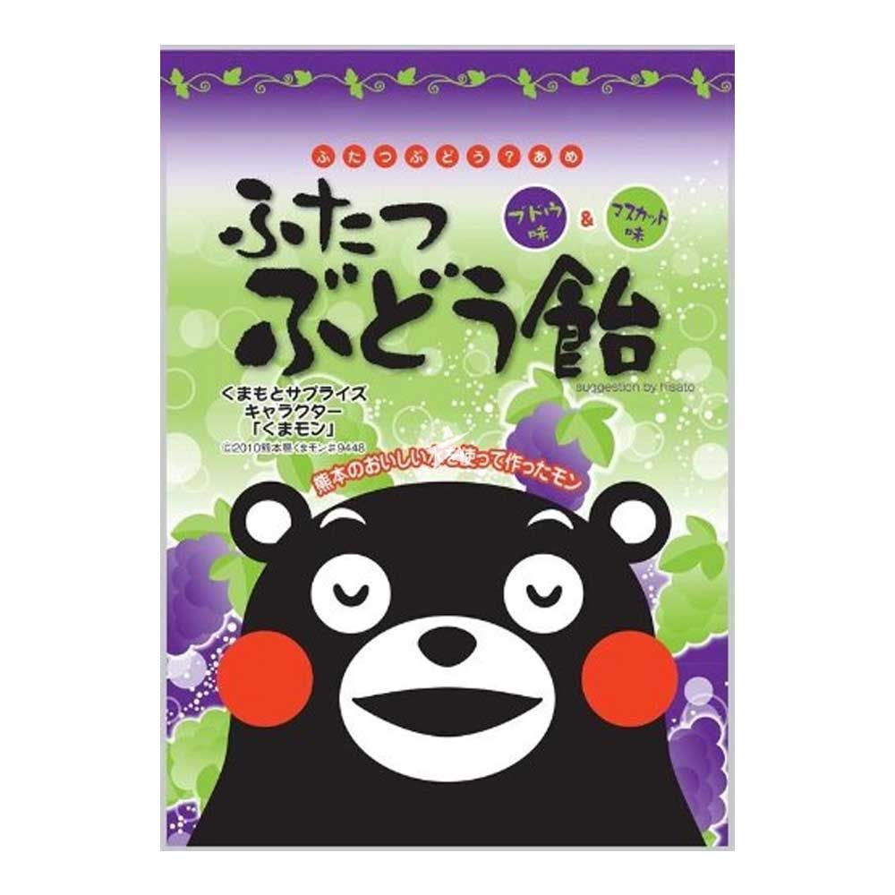 Okura Kumamoto Bear Grape Flavour Hard Candy 90g - Candy Mail UK