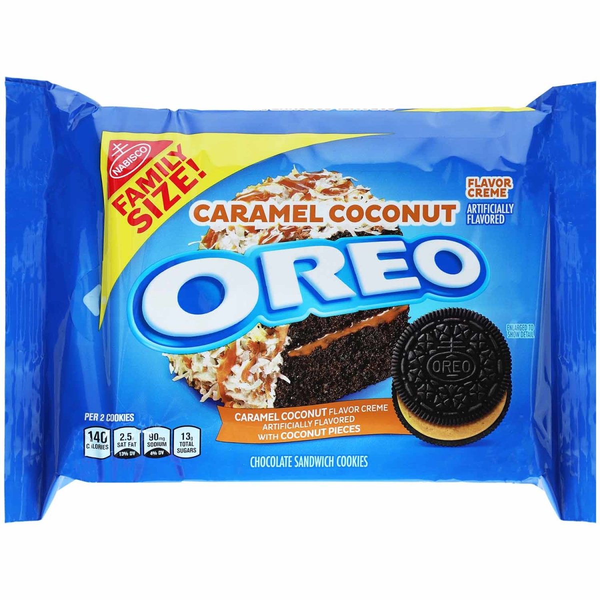 Oreo Caramel Coconut Family Pack 482g - Candy Mail UK