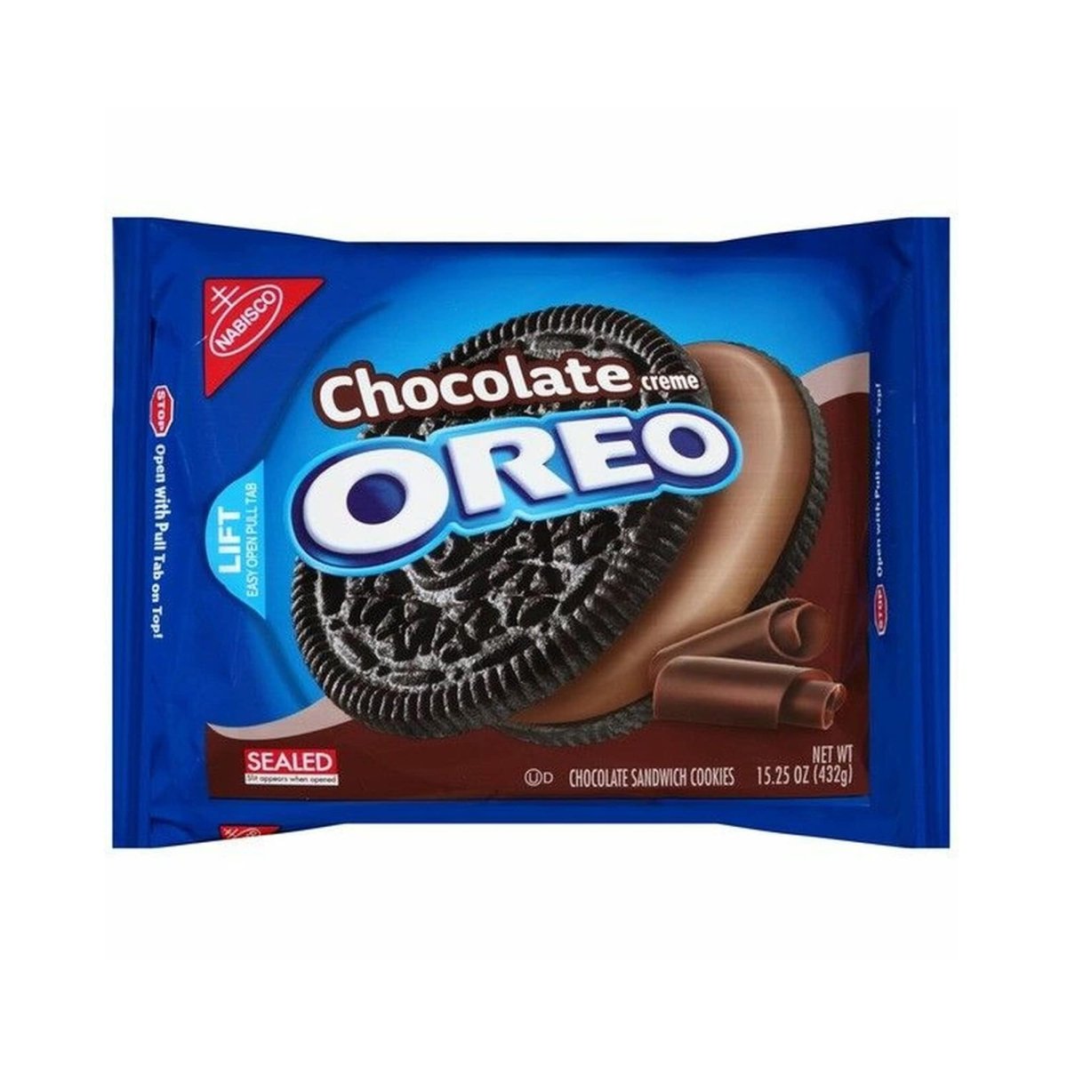 Oreo Chocolate Flavour Creme Cookies Family Pack 482g - Candy Mail UK