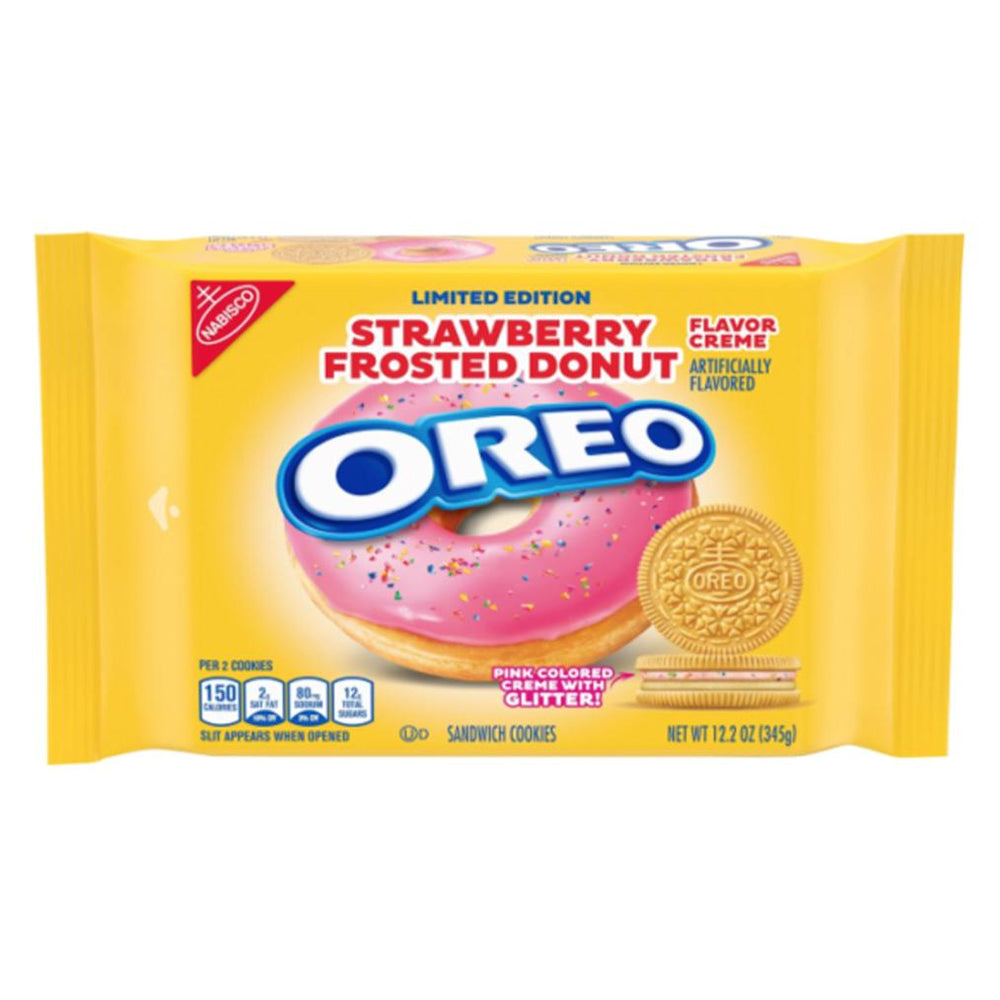 Oreo Frosted Strawberry Cookies 346g - Candy Mail UK