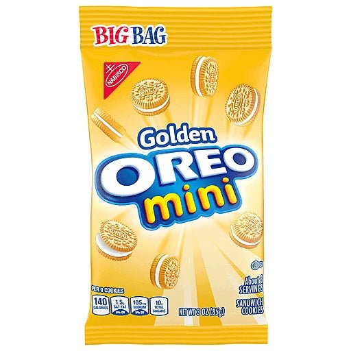 Oreo Golden Minis Big Bag 85g - Candy Mail UK