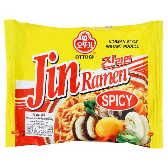 Ottogi Jin Ramen Spicy 120g - Candy Mail UK