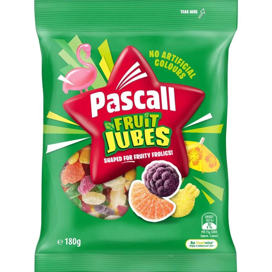 Pascall Fruit Jubes 180g Best Before (10/03/24) - Candy Mail UK