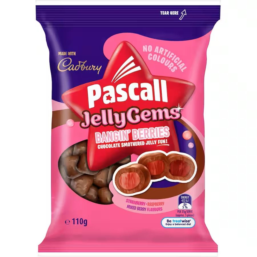 Pascall Gems Bangin' Berries 150g - Candy Mail UK