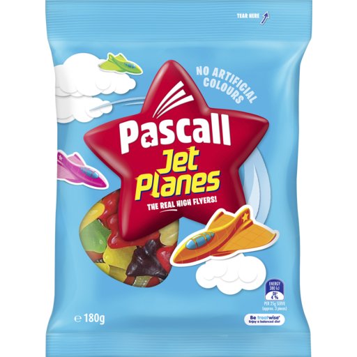 Pascall Jet Planes 180g - Candy Mail UK