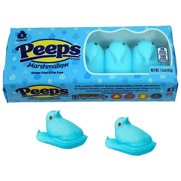 Peeps Chicks Blue 42g - Candy Mail UK