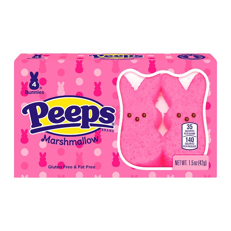 Peeps Easter Pink Bunnies 42g - Candy Mail UK