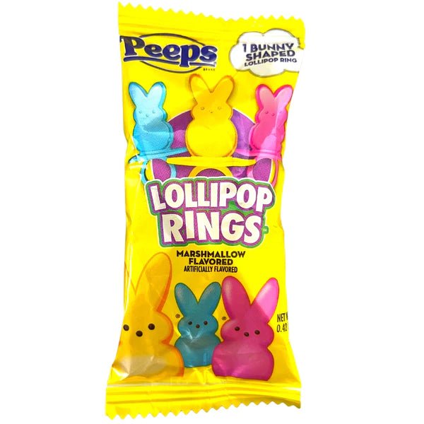 Peeps Lollipop Ring 12g - Candy Mail UK
