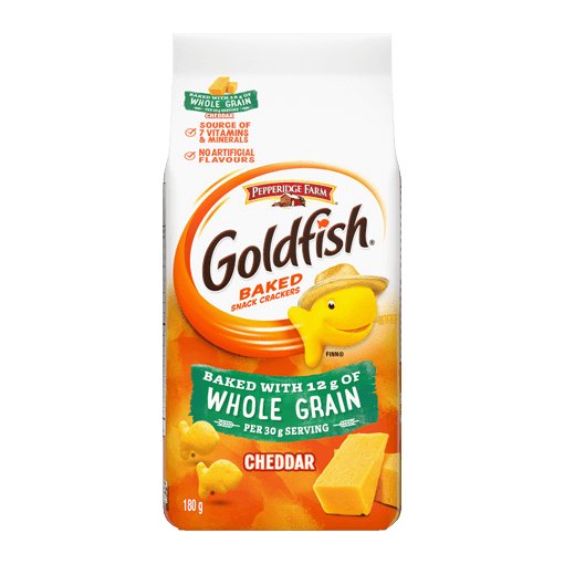 Pepperidge Farm Goldfish Cheddar Baked Wholegrain (Canada) 200g - Candy Mail UK
