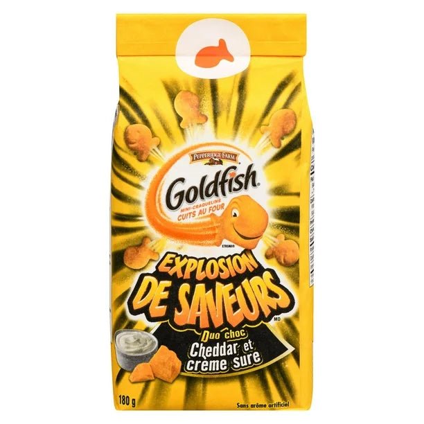 Pepperidge Farm Goldfish Cheddar & Sour Cream (Canada) 180g - Candy Mail UK