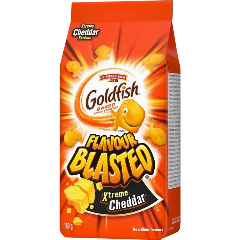 Pepperidge Farm Goldfish Flavour Blasted Xtreme Cheddar (Canada) 180g - Candy Mail UK
