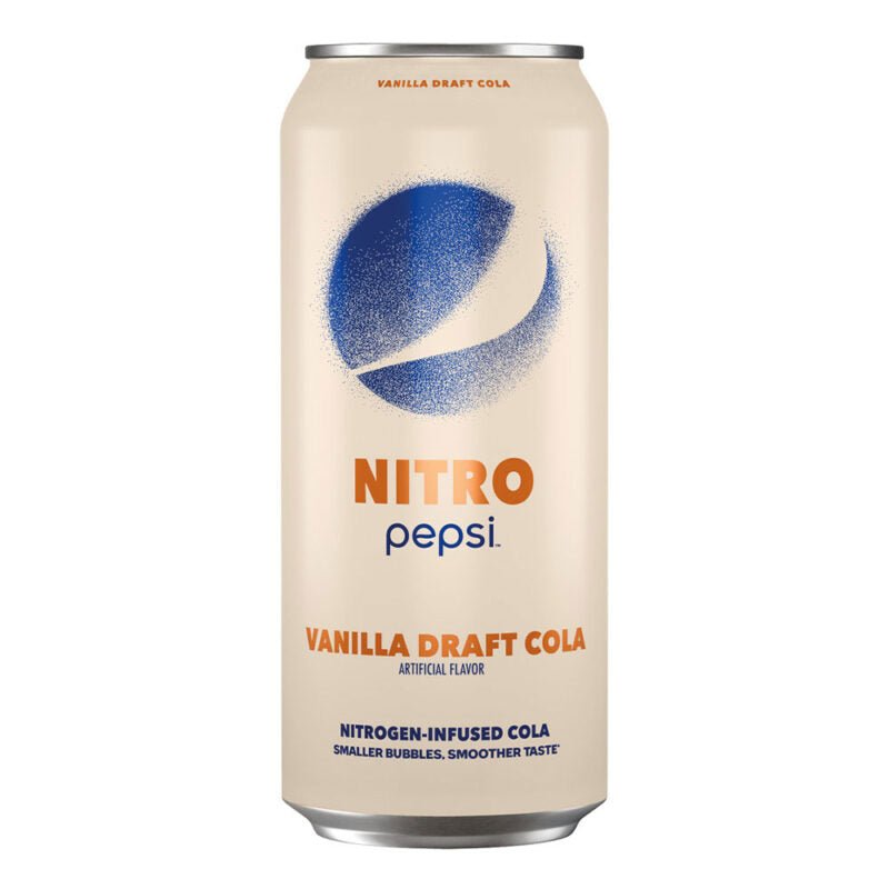 Pepsi Nitro Vanilla Draft Cola 500ml - Candy Mail UK