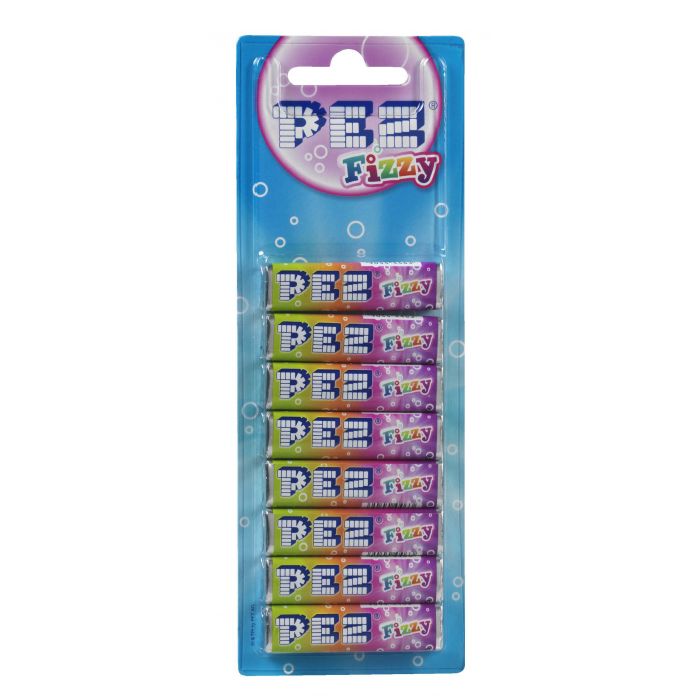 Pez Fizzy Mix Refills 8 Pack 68g - Candy Mail UK