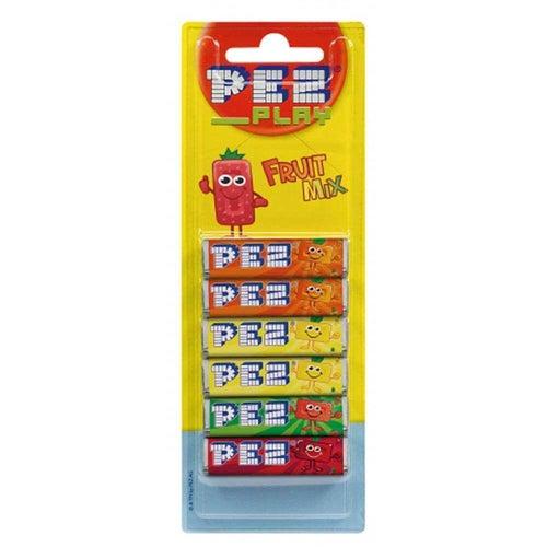 Pez Fruit Mix Refills 6 Pack 51g - Candy Mail UK