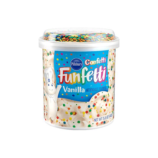 Pillsbury Funfetti Confetti Vanilla Frosting 443g - Candy Mail UK