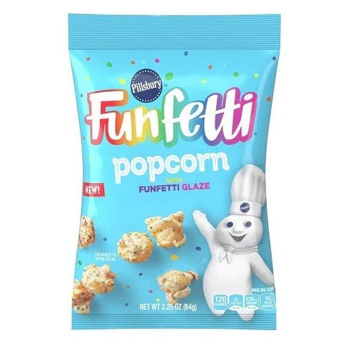 Pillsbury Funfetti Glazed Popcorn 64g - Candy Mail UK