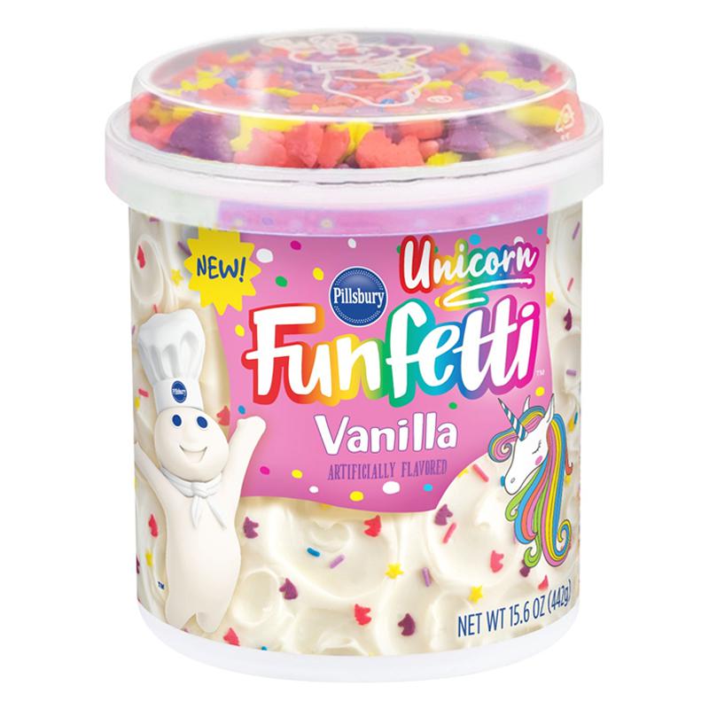 Pillsbury Funfetti Unicorn Vanilla Frosting 442g - Candy Mail UK