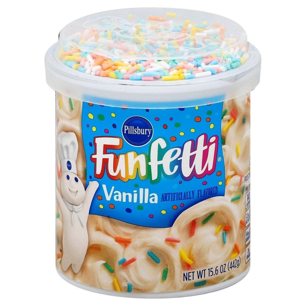 Pillsbury Funfetti Vanilla Frosting 443g - Candy Mail UK