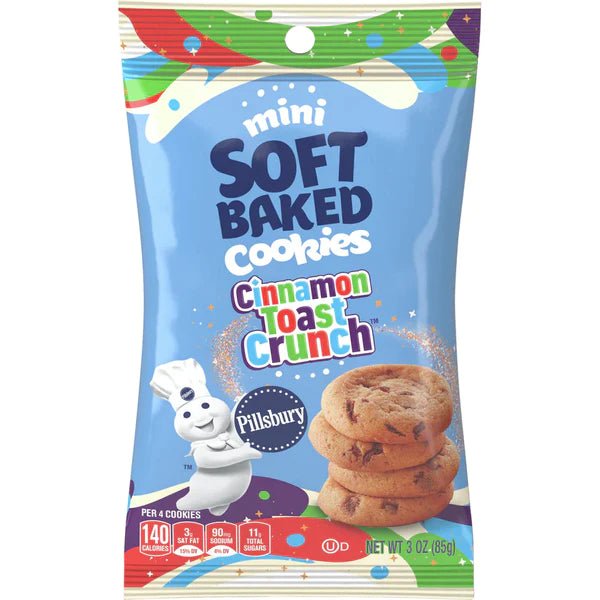 Pillsbury Soft Baked Cookies Cinnamon Toast Crunch 85g - Candy Mail UK