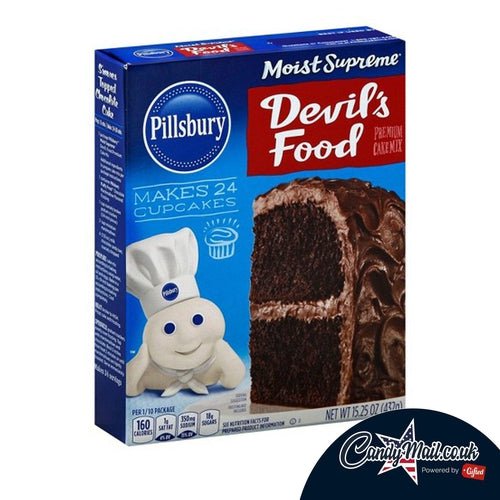Pillsbury Supreme Devil’s Food Premium Cake Mix 432g Best Before Nov 11th 2021 - Candy Mail UK