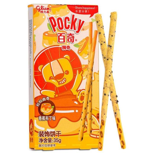 Pocky Animals Lion Banana Cookies Flavour 35g - Candy Mail UK