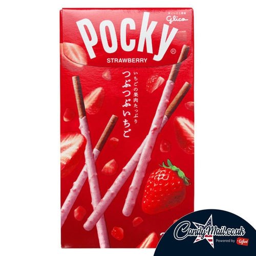 Pocky Chunky Strawberry (Tsubu Tsubu Ichigo)55g - Candy Mail UK